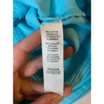 Chico's Coastal Chic Aqua Blue Button Front Jacket Stretch Blend Chico’s Size 0 Photo 3