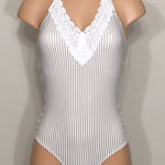 LC Lauren Conrad Lauren Conrad lace trim swimsuit. NWOT Photo 0