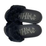 MadPole Women's Black Fuzzy Slides Size 8 Photo 2