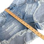 One Teaspoon Le Wolves Distressed Denim Shorts Frayed Hem Women’s Size 26 Photo 12