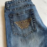 Vintage Armani Jeans AJ Women's Bootcut Denim Jeans Size 29 Blue Cotton Flare Photo 1