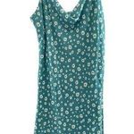 Wild Fable Floral Blue Teal Summer Dress Size Medium Photo 0