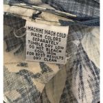 Tommy Bahama  Womens Small Blue Floral Silk Blouse Button Front Beach Tropical Photo 3