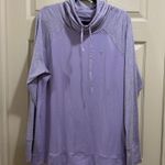 Old Navy cowl neck long sleeve active shirt light purple size XXL Photo 1