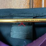 Jordan women's medium purple / black athletic crop tank top Photo 2