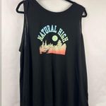 Old Navy Active Tank, Black, Ultralite, Sleeveless, Graphic Print, Festival Gym Photo 1