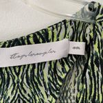 T Bags Green Print Mini Dress small Photo 1