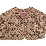 David Brooks Cardigan Sweater. Chevron One Button Hippie Earthy
Cottagecore M Black Size M Photo 6