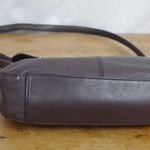 Stone Mountain Small Brown Leather Shoulder Bag Purse Photo 4