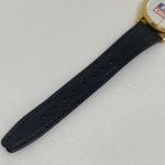 Vintage quartz analog watch gold tone 33mm round case east coast dial running Photo 4