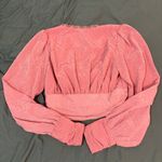 Altar'd State Altar’d State Pink Lace Corset Top Photo 3