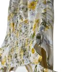 ASTR NWOT  The Label Cap Sleeve Floral Cut Out Mini Dress in Yellow Multi Size M Photo 10