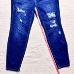 Judy Blue Distressed Skinny Blue Jeans Size 22W Photo 4