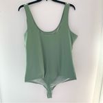 Pinsy Scoop Tank Hourglass Shapewear Thong Bodysuit Green Size 3X Photo 2