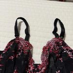 Wacoal  34DD Embrace Lace Black Pink Red Floral Bra Underwire Unlined 65191 Photo 5