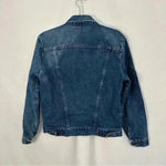 Rustler Vintage‎  Jacket Medium Wash Boxy Crop Denim Trucker Jean Womens Medium Photo 8