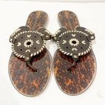 Jack Rogers  Size 11 Brown Gold TORTOISE JELLY SANDALS Photo 1