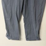 Pistola Jumpsuit Women M Blue Stone Relaxed Field Suit Short Sleeve Button Front Photo 5