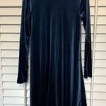 Old Navy ‎ Blue Velvet Dress Size Small Tall Photo 0