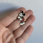 Disney Vintage Walt  Mickey Mouse Enamel Gold Tone Necklace Pendant Photo 0