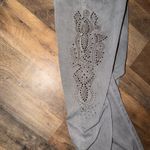 True Religion Gray Women's SkinnyJeans with Jude Ornate Studding size 26 Photo 14