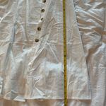 Never worn: White long button up T shirt dress Photo 7