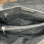 Jones New York Vintage Gray Signature Braided Strap Leather Purse Photo 6