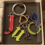 Juicy Couture Pam Gela Wristlet Wallet Pouch with Juicy Key Fob Retro New in Box Photo 7