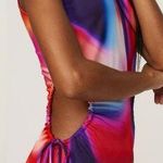 Rebecca Vallance Del Prado Multicolor Midi Dress sz S Red Photo 1