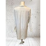 CP Shades  White Cotton Dress/Tunic Top Long Sleeves‎ Pockets Size Small Gauze Photo 1