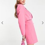 ASOS NWT Extro & Vert mini blazer dress with overlay in hot pink size 6 Photo 2