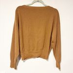 ALC Frank A.LC. Peters II Toffee Rose Gold Glitter Sweater Cardigan Women’s Size Medium Photo 5