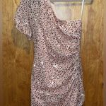 Jodi Kristopher  Sequin One Shoulder Dress Photo 0