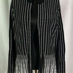 Cato Black and White  Women's plus 18/22w pattern top layering sweater/top. NWOT Photo 0
