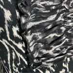 Elie Tahari For Nordstrom Dress Women Size 8 Black White Ruffle Front Sheath Photo 7