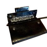 Perlina  BLACK PEBBLED LEATHER SHOULDER/OPTIONAL CLUTCH BAG Photo 5