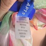 Apt. 9  Botanical Blooms Infinity Scarf Colorful Striped Floral Polyester O/S NWT Photo 3