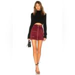 House of Harlow  x revolve Tori skirt in berry Photo 3