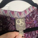 One September Womens Medium Petite Purple Floral Tunic Top Size undefined Photo 3