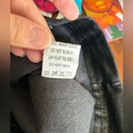 Princess Polly  faux leather embossed black pants with slit detail size 12 Photo 3