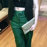 Karen Kane 100% Black Leather Vest Photo 2