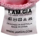 I am gia I.AM.GIA Ophelia Ruched Pink Mesh Pants Photo 8