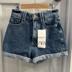 ZARA Mom Fit Denim Shorts Photo 0