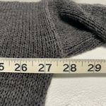 Loft Dark Brown/Gray Slouchy V-Neck Sweater Photo 3