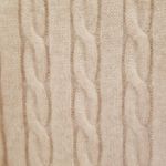 Magaschoni 💕💕 100% Cashmere Cable Knit Joggers ~ Oatmeal Heather Small S NWT Photo 5