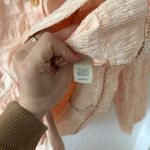 J Jill Seersucker Light Pink Blazer Spring Jacket Small Photo 4