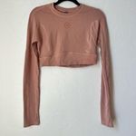 Adidas Stella McCartney Peach True strength cropped long Sleeve Top size M Pink Size M Photo 1