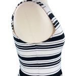 J.Crew  Black & White Striped Skater Dress Photo 4