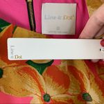 Line and Dot  Floral Silk Sheath Dress XS Pink Green Yellow Tropical NWT Photo 4