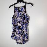 Japna  Floral Tank Top - Blue and Black Size‎ M Photo 1